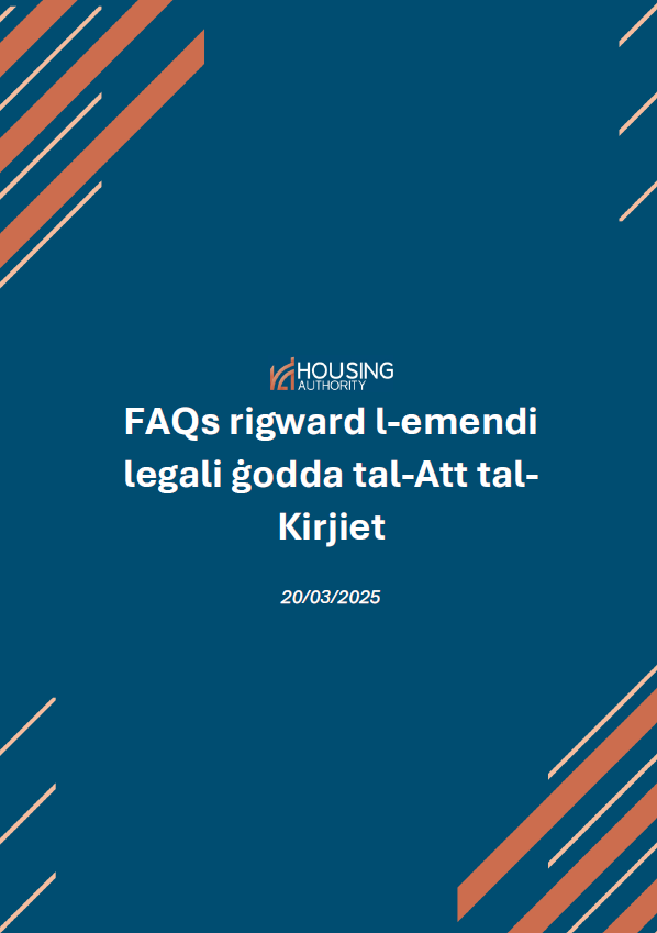 FAQs rigward l-emendi legali ġodda tal-Att tal-kirjiet